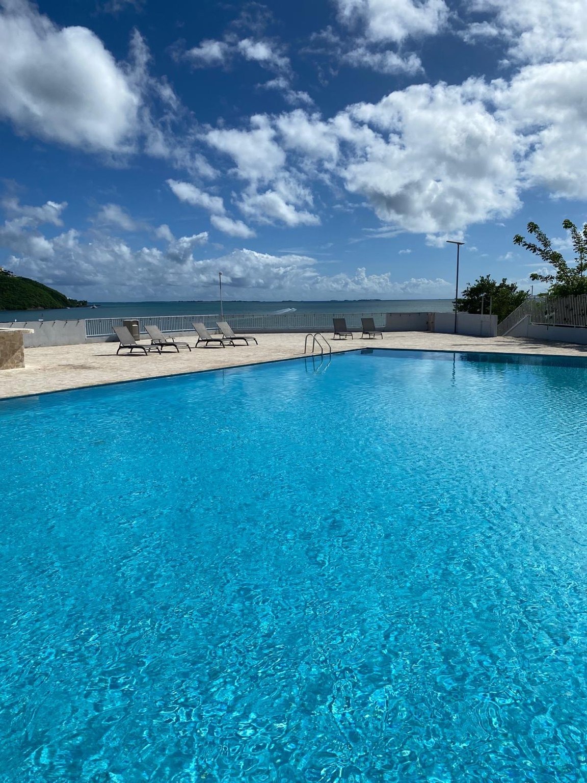 An oceanfront swimming pool in Puerto Rico
